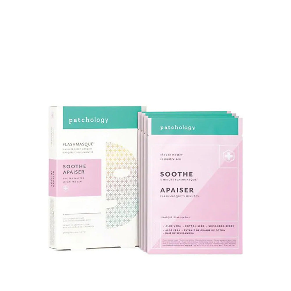 FlashMasque® Soothe 5 Minute Sheet Mask 4 pack
