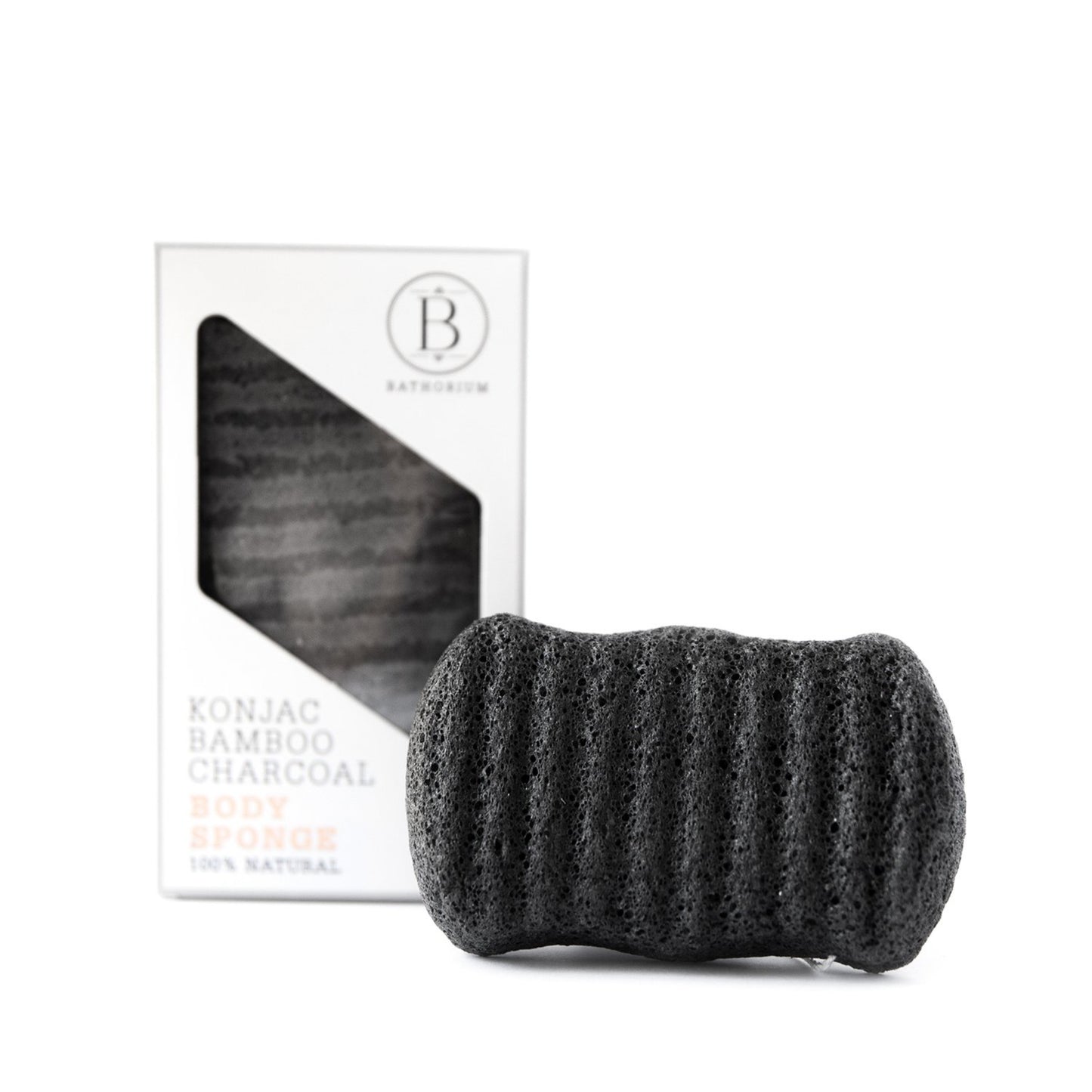 Konjac Bamboo Charcoal Body Sponge