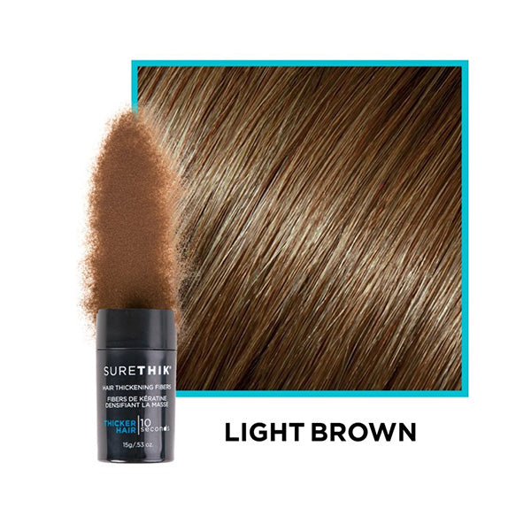 SureThik -Hair Thickening Fibers Light Brown