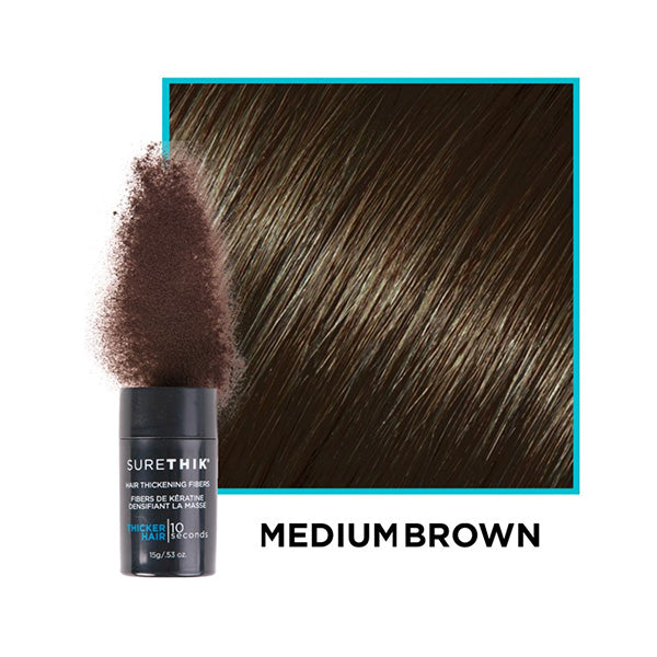 SureThik -Hair Thickening Fibers Medium Brown