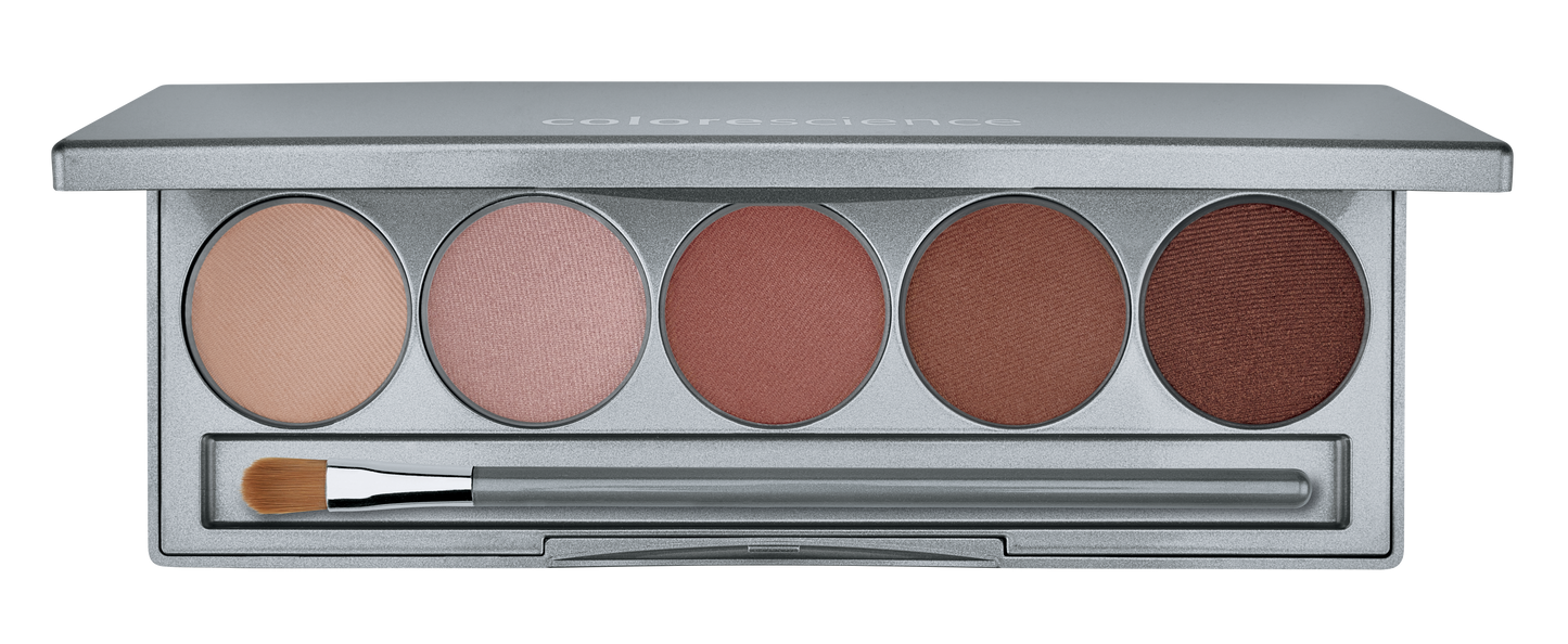 BEAUTY ON THE GO PALETTE  - Neutral Apricot / Champagne Shimmer / Universal Blush / Sun Kissed Bronze / Coffee Shimmer
